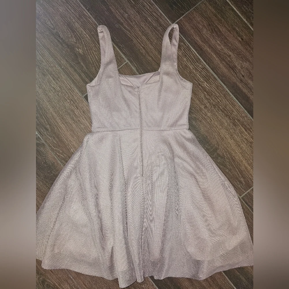 Sequin Hearts 💕 Beautiful Blush Pink Dress Sz 3 Embroidered Floral RETRO